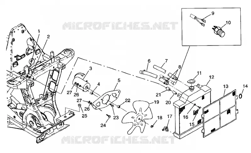 SISTEMA DE REFRIGERACIÓN XPLORER 400L W97CC38C (4939753975A011)