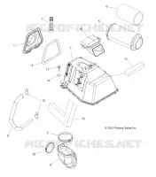 MOTOR, TOMA DE AIRE (BUILT 10/23/10 AND AFTER)