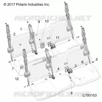 ASIENTO BELT MOUNTING
