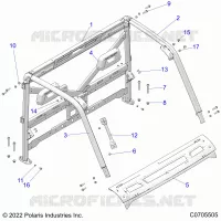 CHASSIS, CAB BASTIDOR