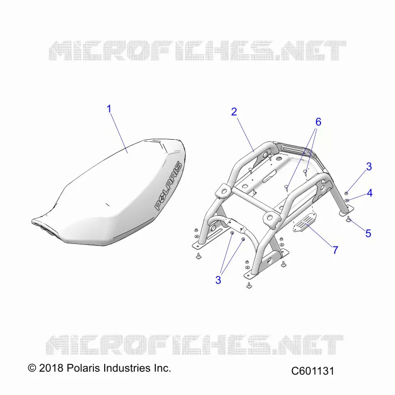ASIENTO ASM. AND REAR RACK