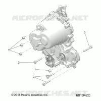 TREN, GEARCASE MOUNTING