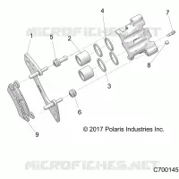 BRAKES, PINZA TRASERA