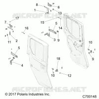 PUERTAS, REAR, MOUNTING