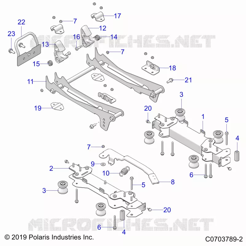 ASIENTO MOUNTING, FRONT