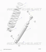 SUSPENSION, CHOQUE FRONTAL MOUNTING