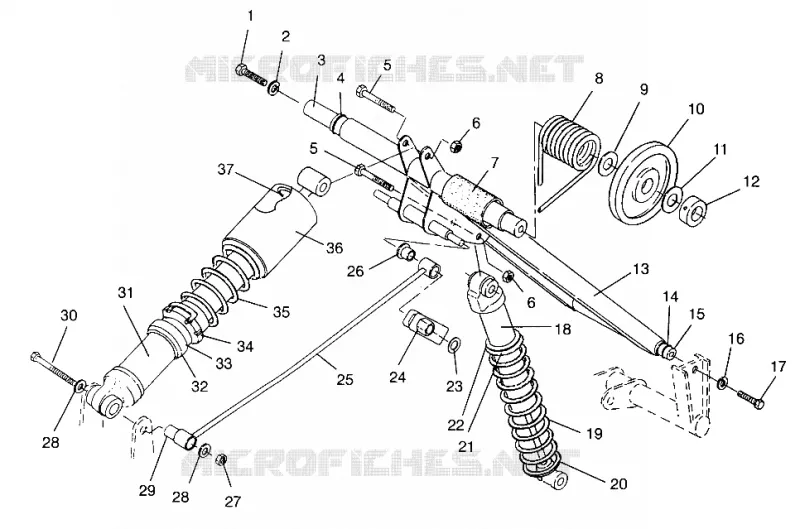 TRASERO ARM PAR XLT Special (Xtra) 0946767 (4927112711022A)