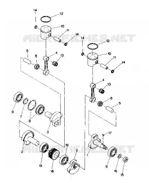 PISTÓN AND CIGUEÑAL  SPORT AND SPORT GT (4915451545025A)