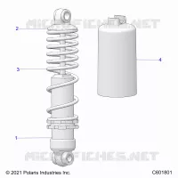 SUSPENSION, CHOQUE FRONTAL TRACK