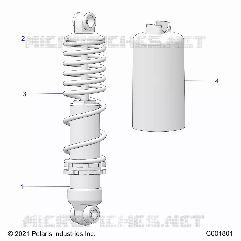SUSPENSION, CHOQUE FRONTAL TRACK