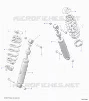 SUSPENSION TRASERA SHOCK AND MOUNTING