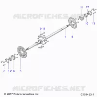 SUSPENSION TRASERA AXLE