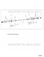 TREN, REAR HALF SHAFT