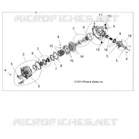 TREN, FRONT GEARCASE INTERNALS