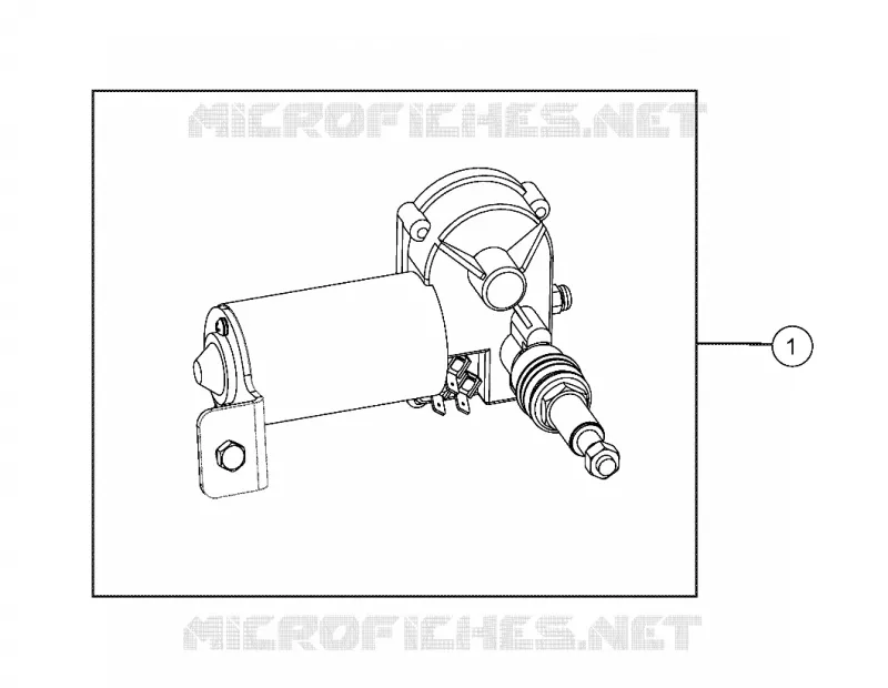 RHD Motor del limpiaparabrisas