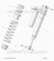 SUSPENSION, CHOQUE FRONTAL MOUNTING, DELUXE