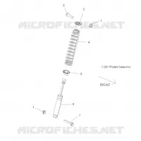 SUSPENSION, CHOQUE FRONTAL MOUNTING