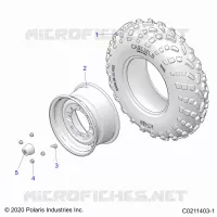 RUEDAS, FRONT TIRE