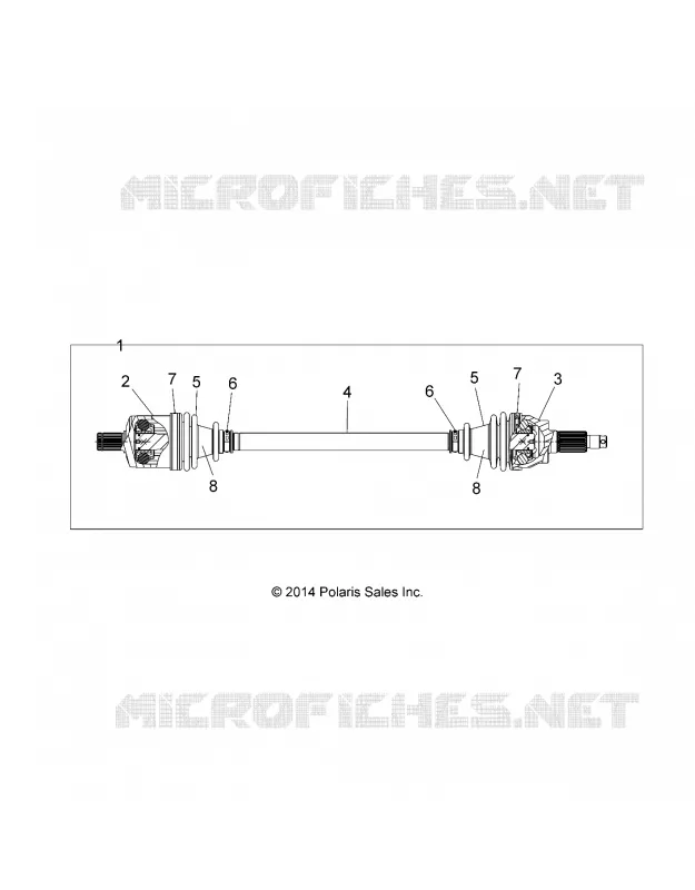 TREN, FRONT HALF SHAFT