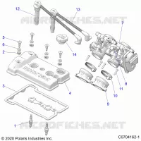 ENGINE, THROTTLE BODY AND TAPA DE LA VÃLVULA