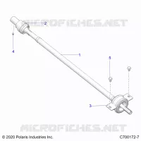 TREN, REAR PROP SHAFT