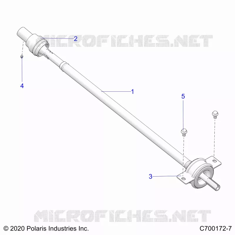 TREN, REAR PROP SHAFT