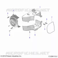 ENGINE, FAN COVER AND SUDARIO