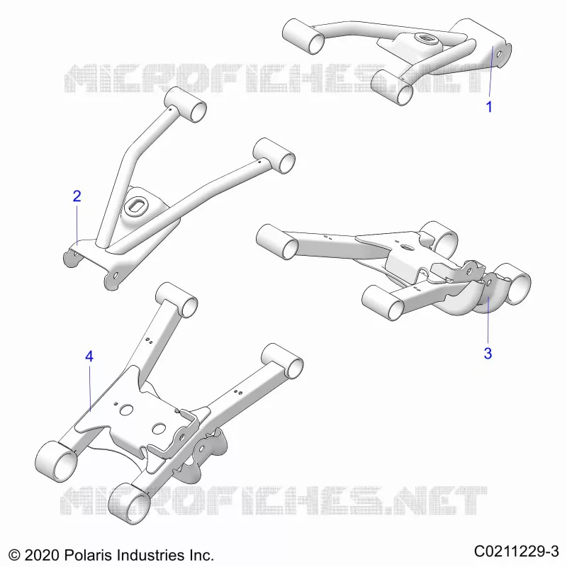 SUSPENSION TRASERA CONTROL ARMS