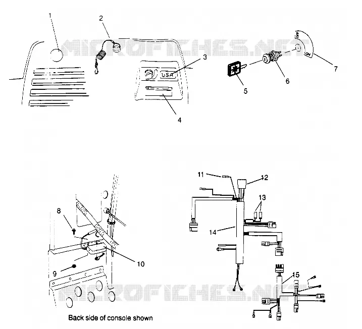 ENCENDIDO Y CABLE DE MAZO  500 EFI 0952774, EFI SKS 0952574,   EFI SKS PT 0 (4929052905B007)