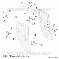 PUERTAS, REAR, MOUNTING