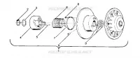 accionado de embrague Star, Sprint ES and StarTrak Updated 2/90 (4916811681015A)