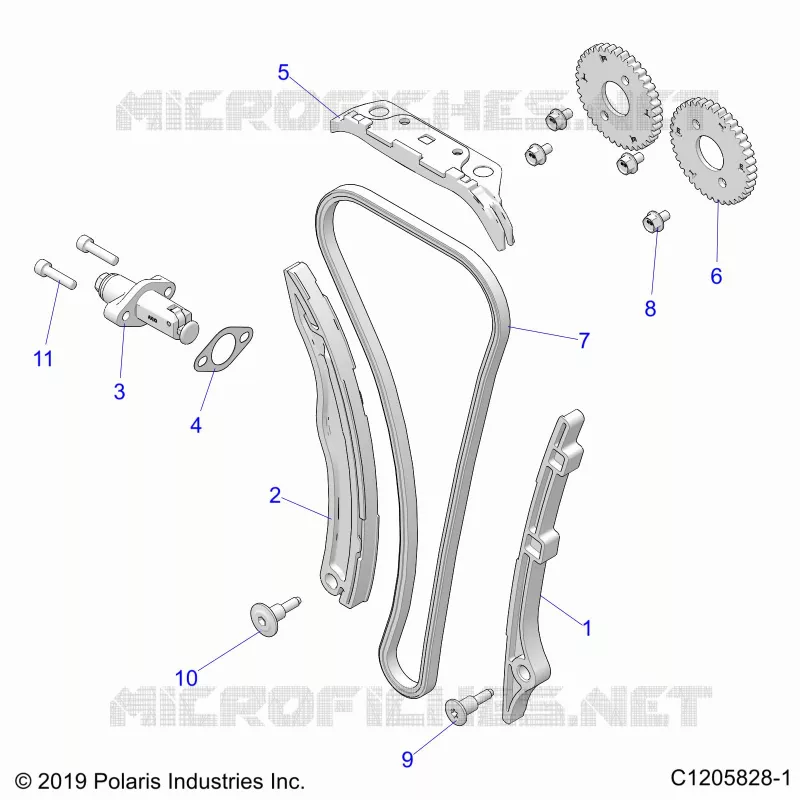 LA CADENA DE LEVAS AND TENSIONER