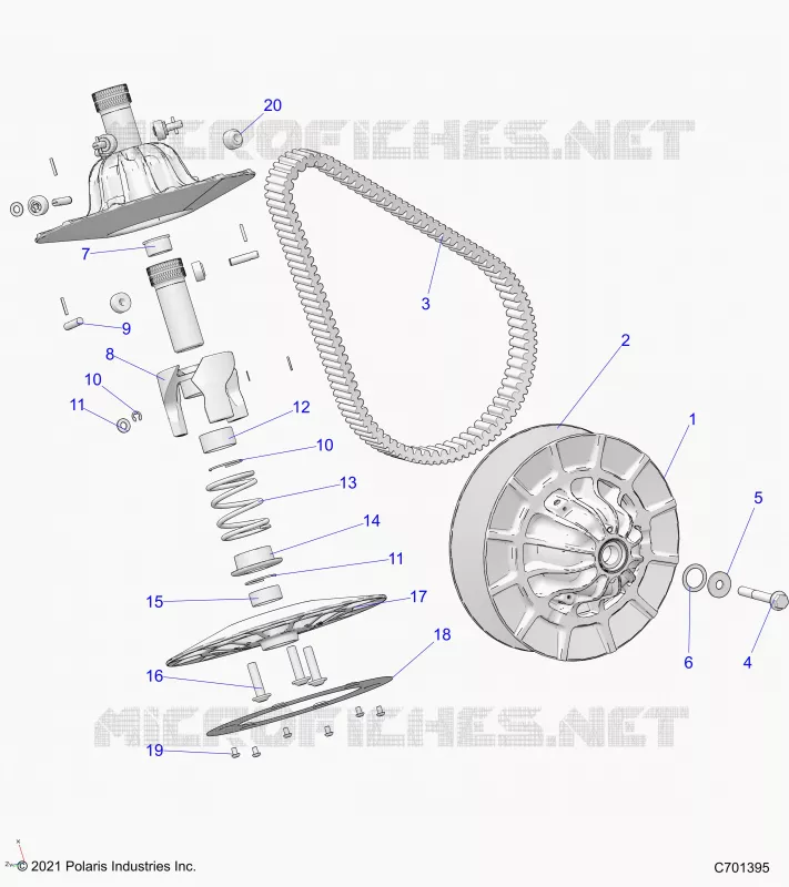 TREN, SECONDARY CLUTCH