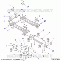ASIENTO MOUNTING, FRONT