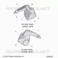 PANELES LATERALES FOAM/FABRIC