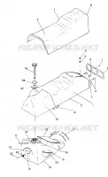 ASIENTO/TANQUE DE GAS ASSEMBLY Trail (4921272127005A)