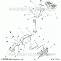 ENGINE, TOMA DE AIRE SYSTEM