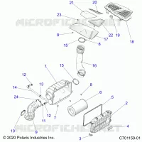 ENGINE, TOMA DE AIRE SYSTEM