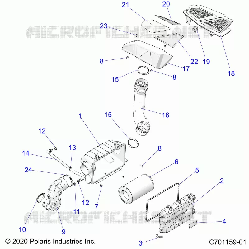 ENGINE, TOMA DE AIRE SYSTEM