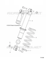 SUSPENSION, CHOQUE FRONTAL MOUNTING