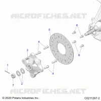 SUSPENSIÃ“N DELANTERA HUB AND BRAKE DISC