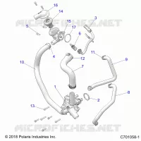 MOTOR, WATERPUMP AND BYPASS