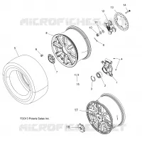 RUEDAS, REAR and HUB