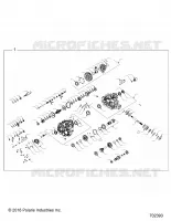 DRIVE TRAIN, PRINCIPAL GEARCASE INTERNALS