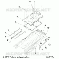 CHASIS, REAR ASM.