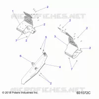 CHASSIS, PROTECCIÃ³N DEL EMBRAGUE AND FOOTRESTS