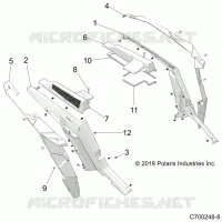 GUARDABARROS TRASEROS AND BEZELS- Z19VDE99NK (C700248-8)