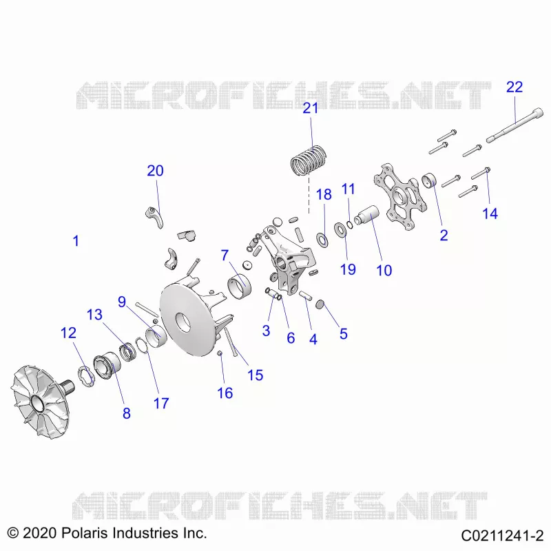 TREN, PRIMARY CLUTCH