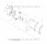 BRAKES, BRAKE PINZA FRENO DELANTERA