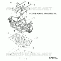 CHASSIS, MARCO PRINCIPAL AND SKID PLATES